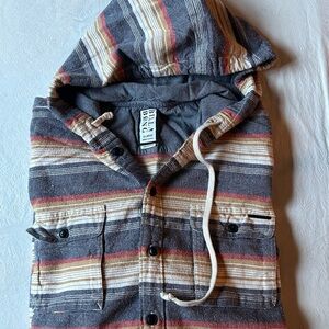 Billabong Multi Color Cotton Flannel Shirt Surf Wear XL